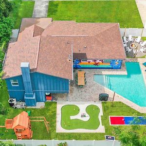 Heated Pool Bbq Fire Pit Mini Golf Outdoor Bowling Villa Clearwater Exterior photo