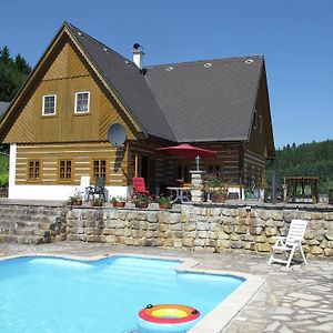 Villa With Swimming Pool In The Hilly Landscape Pecka Exterior photo