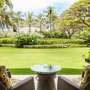 Popular Ground Floor With Extra Grassy Area - Beach Tower At Ko Olina Beach Villas Resort Kapolei Exterior photo