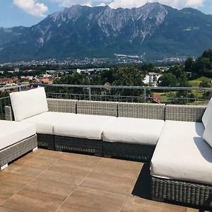 Alpen Panorama View Luxury House With Green Garden Buchs  Exterior photo