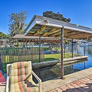 Riverfront Home With Dock Near Homosassa St Park Exterior photo