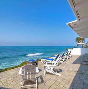 Oceanfront Villa With Private Beach Access, Remodeled Kitchen Carlsbad Exterior photo