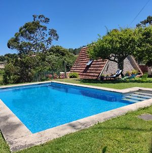 Cabaña con piscina Villa Baiona Exterior photo