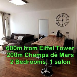 600 Meters Walk To Eiffer Tower, 2 Bedroom & Salon París Exterior photo
