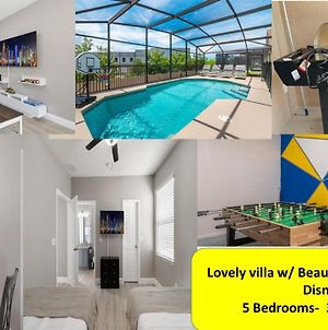 Lovely Villa With Beautiful Pool Close To Disney Davenport Exterior photo