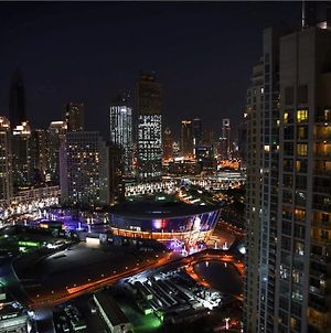 Downtown Apartments With Fountain And Burj Khalifa View Dubái Exterior photo
