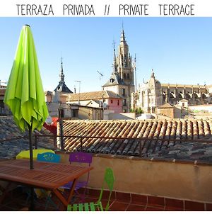 Casa Catedral - terraza privada con vistas en el corazón de Toledo Apartamento Exterior photo