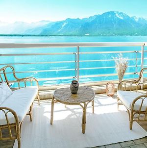 Stylish Apartment With Lake View Montreux Exterior photo