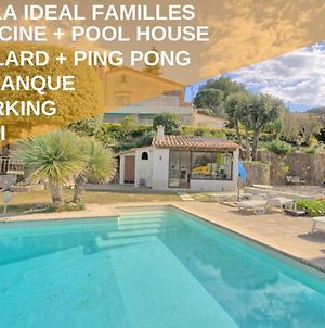 Villa Ideal Familles, Piscine+Golf+Wifi+Pool House - Villas A Louer A Biot Exterior photo